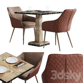 Chair chrissy pu from richmond an aged table